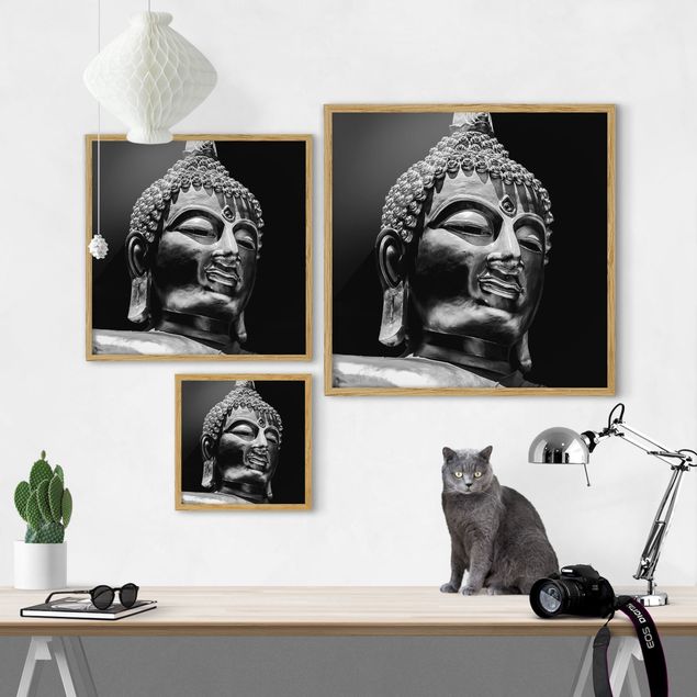 Billeder Uwe Merkel Buddha Statue Face