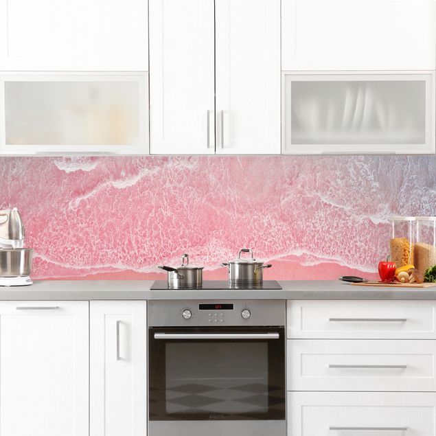 Køkken stænkplade Ocean In Pink
