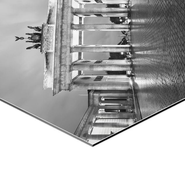 Sekskantede billeder Illuminated Brandenburg Gate II