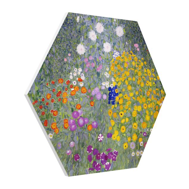 Billeder blomster Gustav Klimt - Cottage Garden