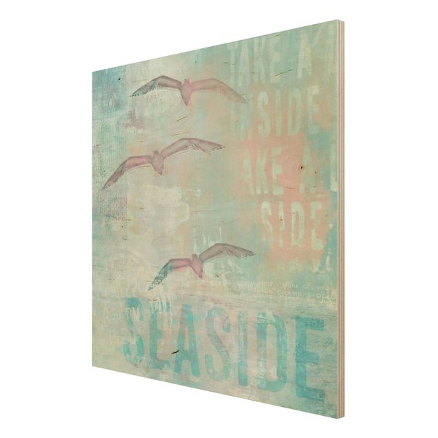 Billeder Andrea Haase Shabby Chic Collage - Seagulls