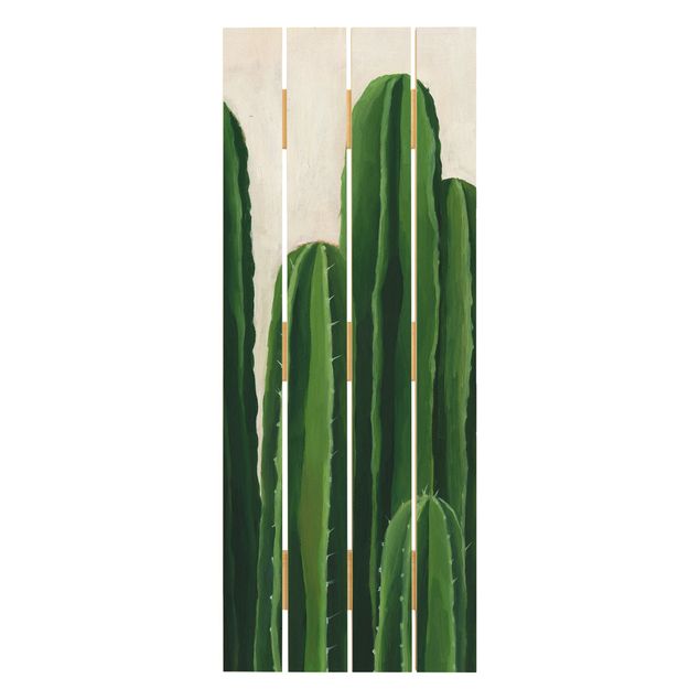 Prints på træ Favorite Plants - Cactus