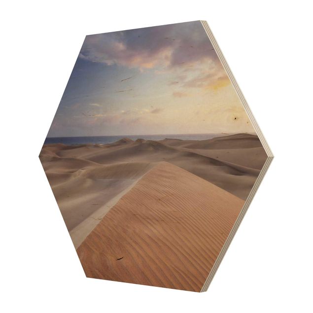 Sekskantede billeder View Of Dunes