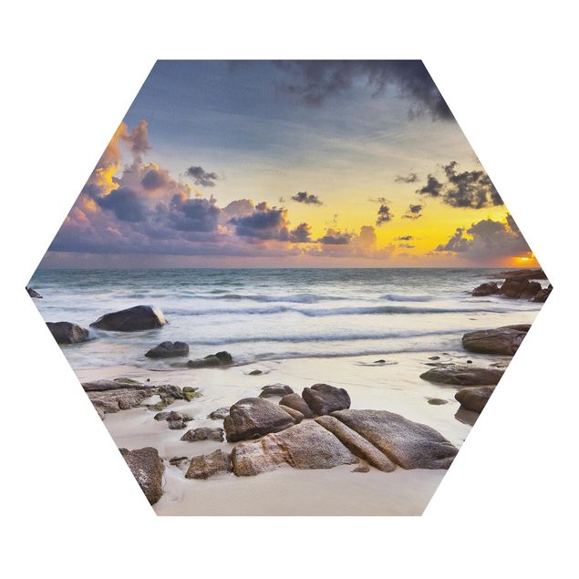 3D billeder Sunrise Beach In Thailand