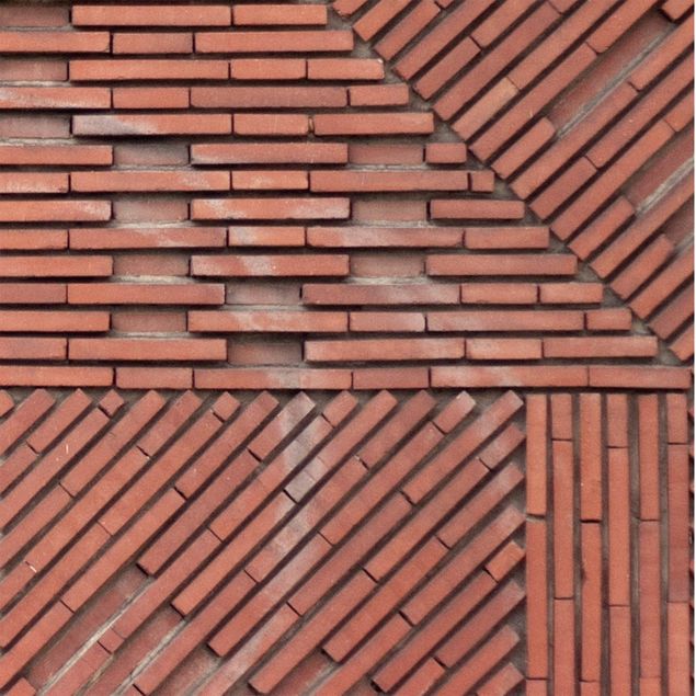 Møbelfolier skabe Design Brick Red