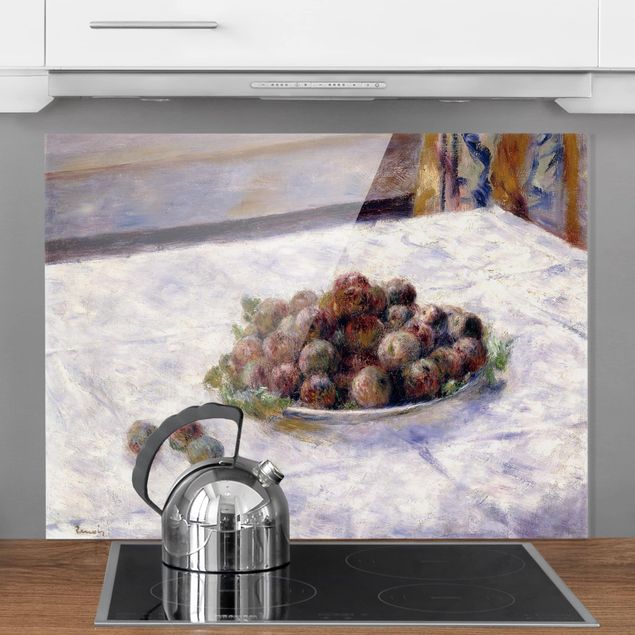køkken dekorationer Auguste Renoir - Tray With Plums