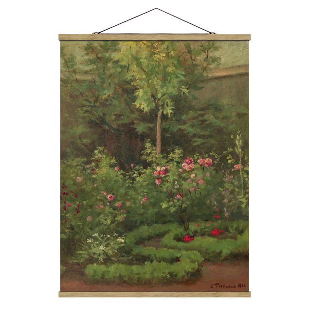 Kunst stilarter post impressionisme Camille Pissarro - A Rose Garden