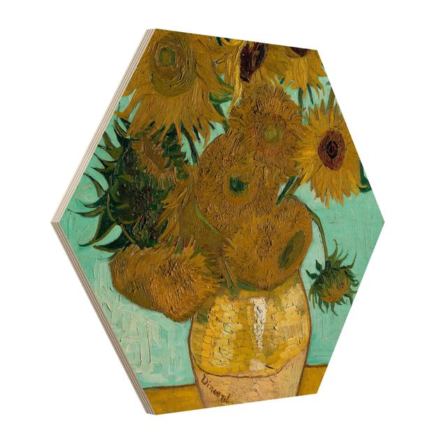 Kunst stilarter post impressionisme Vincent van Gogh - Sunflowers
