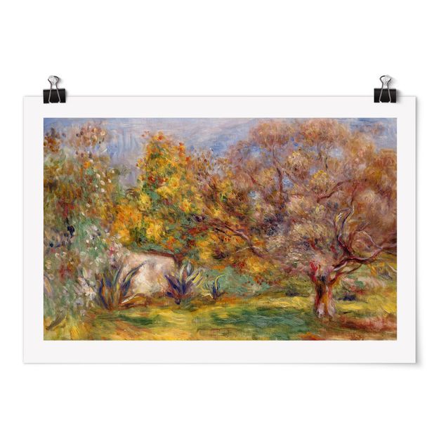 Billeder træer Auguste Renoir - Olive Garden