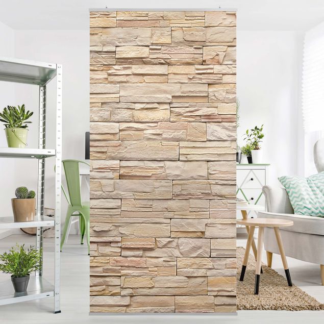 Rumdeler Asian Stonewall - High Bright Stonewall Made Of Cosy Stones