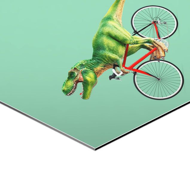 Billeder Dinosaur With Bicycle