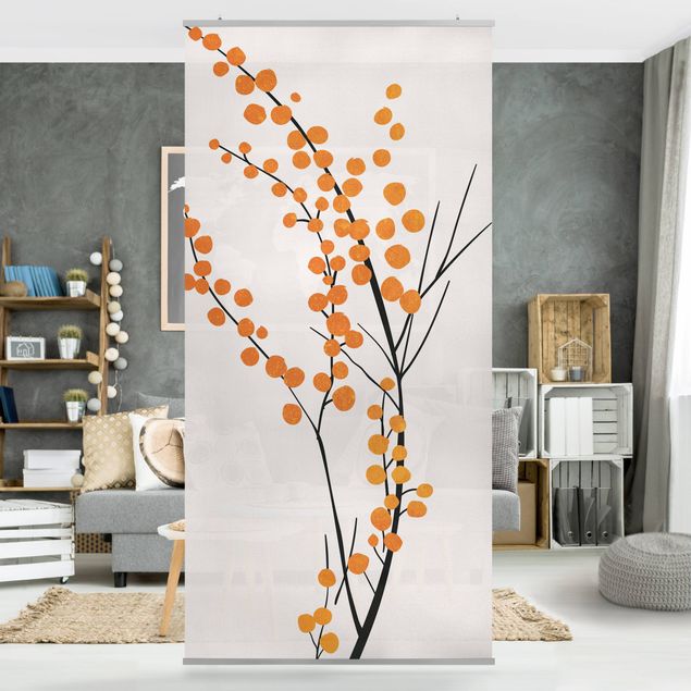 køkken dekorationer Graphical Plant World - Berries Orange