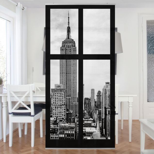 køkken dekorationer Window New York Empire State Building