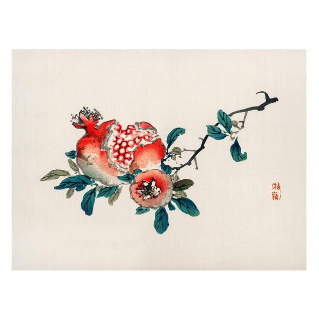 Billeder frugt Asian Vintage Drawing Pomegranate