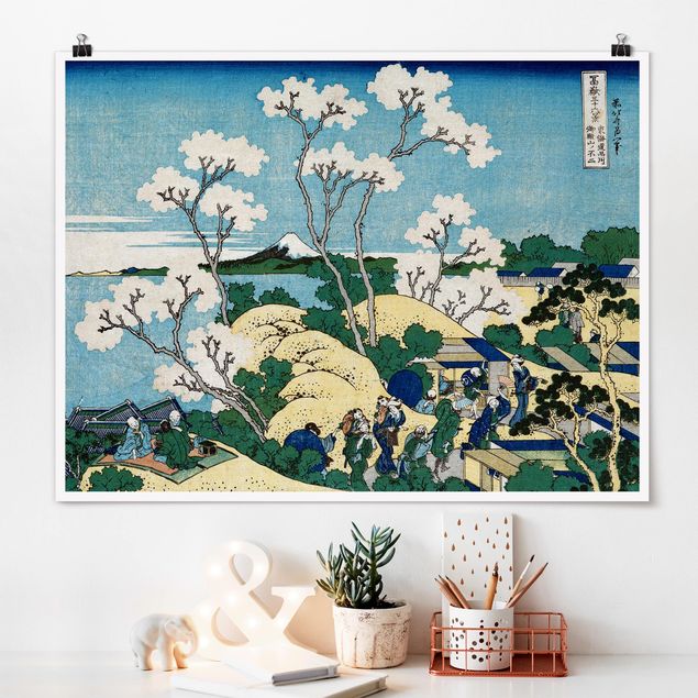 køkken dekorationer Katsushika Hokusai - The Fuji Of Gotenyama