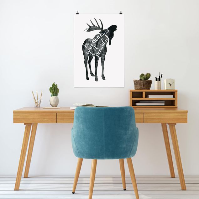 Plakater dyr Animals With Wisdom - Elk