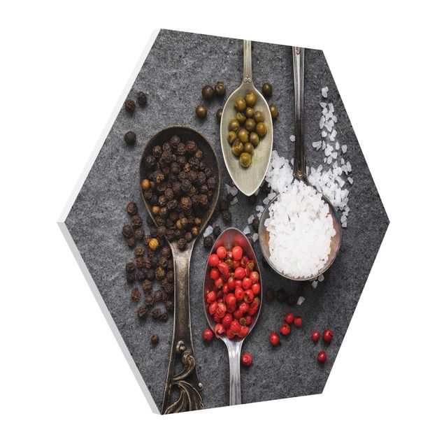 Billeder moderne Spices In Antique Spoons