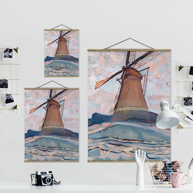 Billeder moderne Piet Mondrian - Windmill