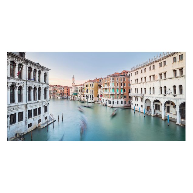 Vinduesklistermærke - Grand Canal View From The Rialto Bridge Venice