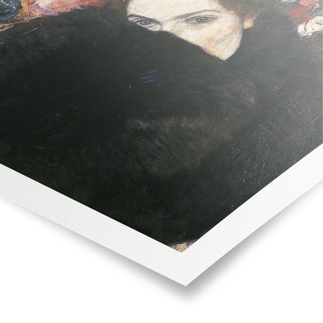 Plakater kunsttryk Gustav Klimt - Lady With A Muff
