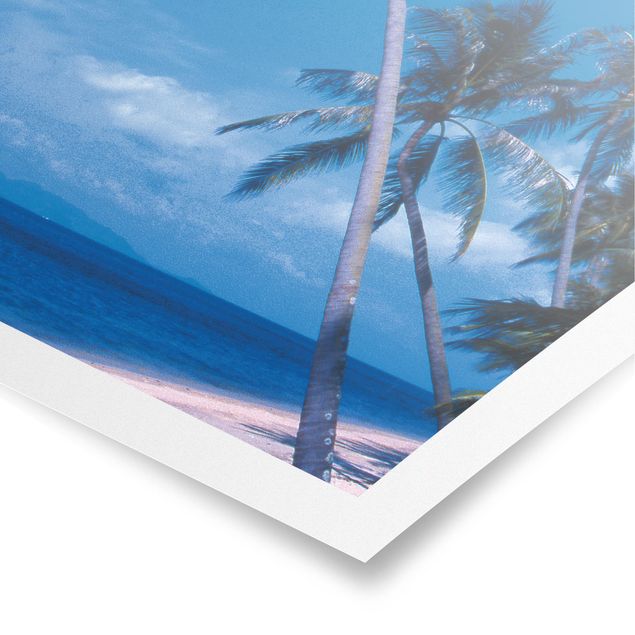 Plakater landskaber Mauritius Beach
