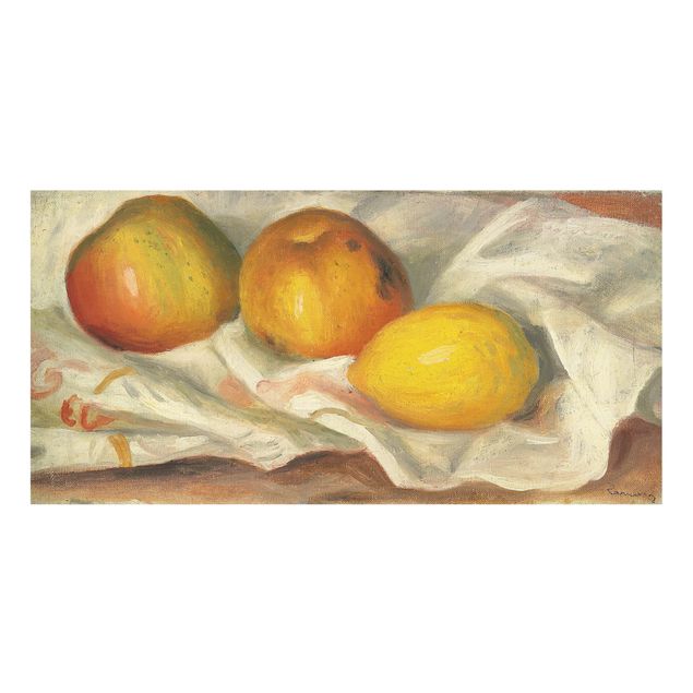 Stænkplader glas Auguste Renoir - Apples And Lemon
