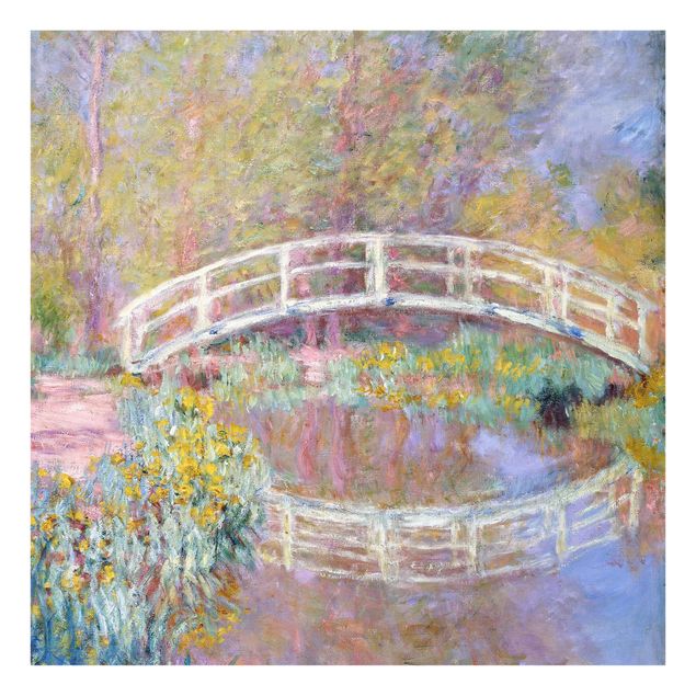 Stænkplader glas blomster Claude Monet - Bridge Monet's Garden