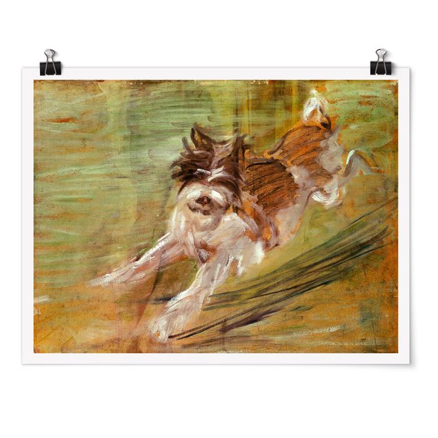 Kunst stilarter Franz Marc - Jumping Dog