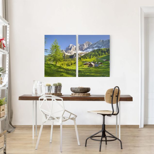 Billeder træer Styria Alpine Meadow