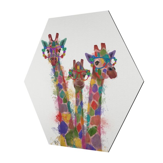 Billeder Rainbow Splash Giraffe Trio