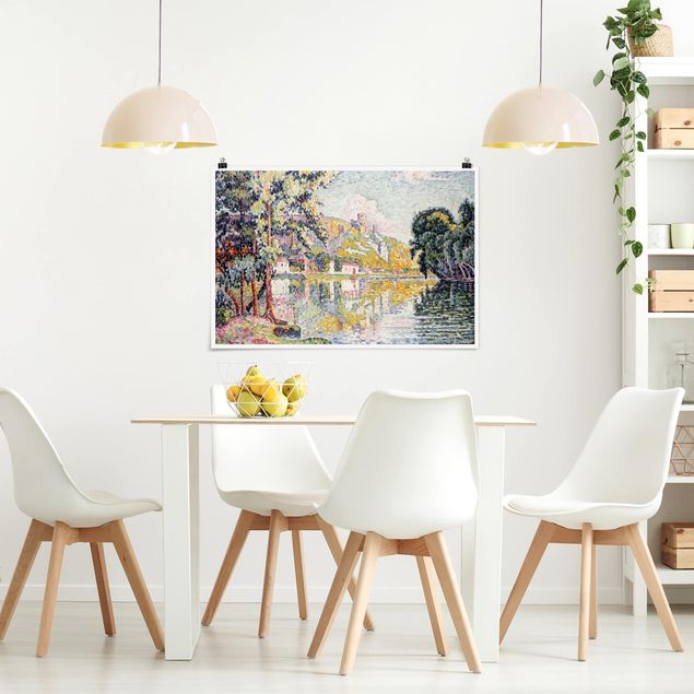 Kunst stilarter post impressionisme Paul Signac - Les Andelys, Le Château Gaillard