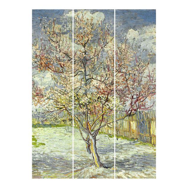 Kunst stilarter pointillisme Vincent Van Gogh - Peach Blossom In The Garden