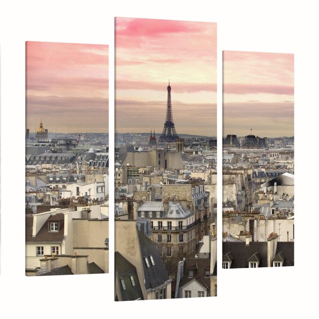 Billeder på lærred arkitektur og skyline Paris Up Close