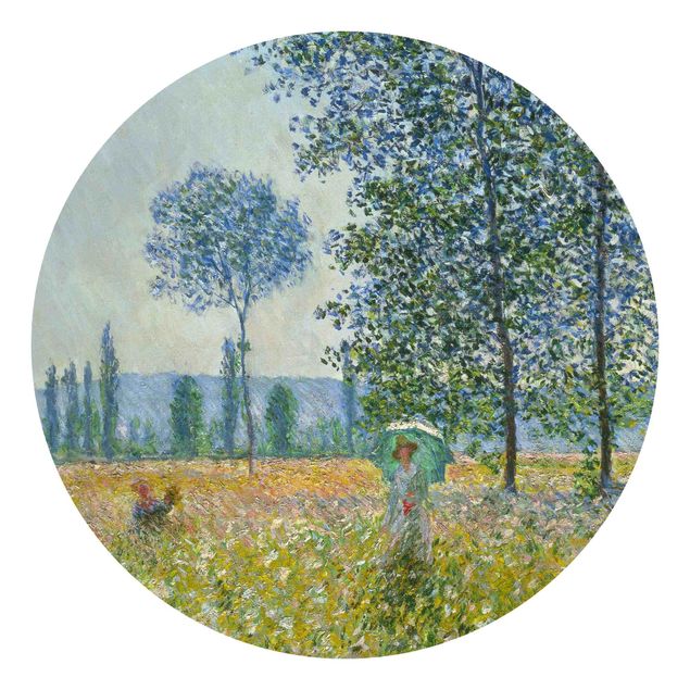 Tapet blomster Claude Monet - Fields In Spring