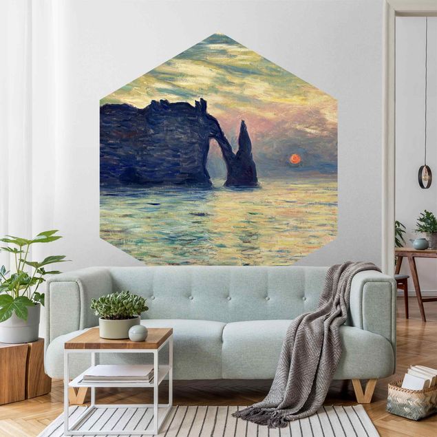 Kunst stilarter Claude Monet - Rock Sunset