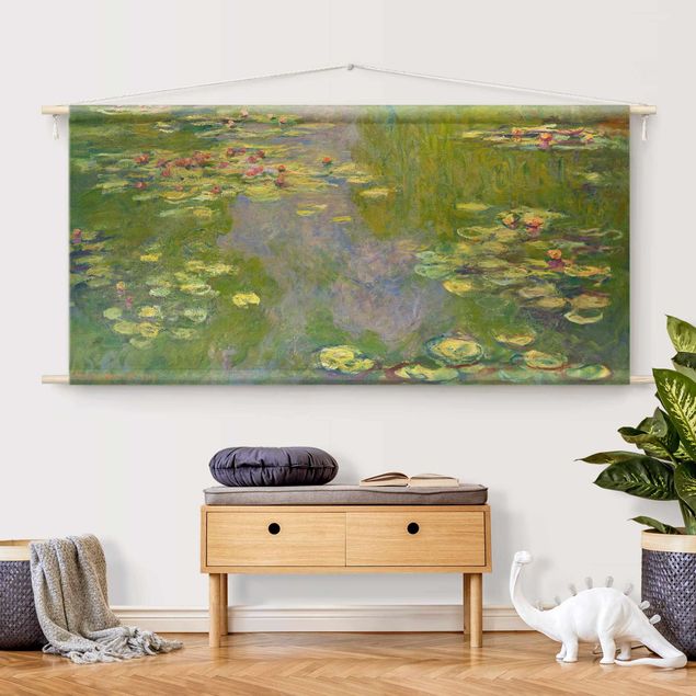 Vægtæppe modern Claude Monet - Green Waterlilies