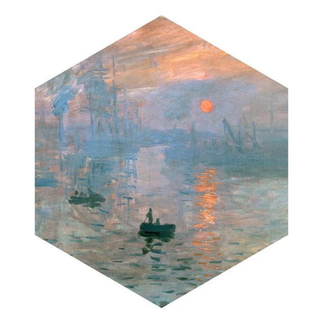 Sekskantede Tapeter Claude Monet - Impression