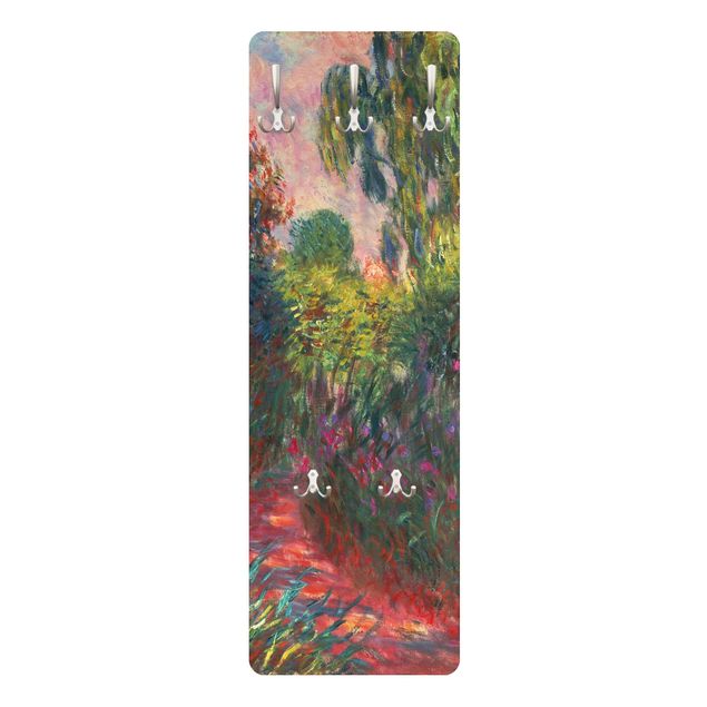 Knagerækker landskaber Claude Monet - Japanese Bridge In The Garden Of Giverny
