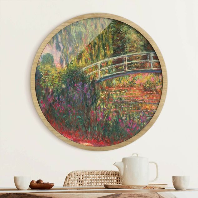 Kunst stilarter impressionisme Claude Monet - Japanese Bridge In The Garden Of Giverny