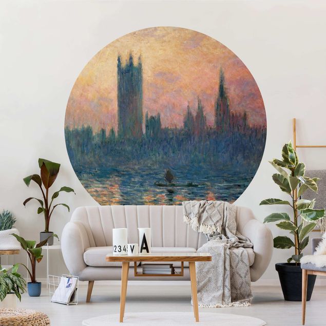 tapet London Claude Monet - London Sunset