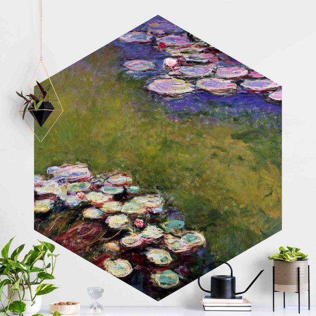 Tapet roser Claude Monet - Water Lilies