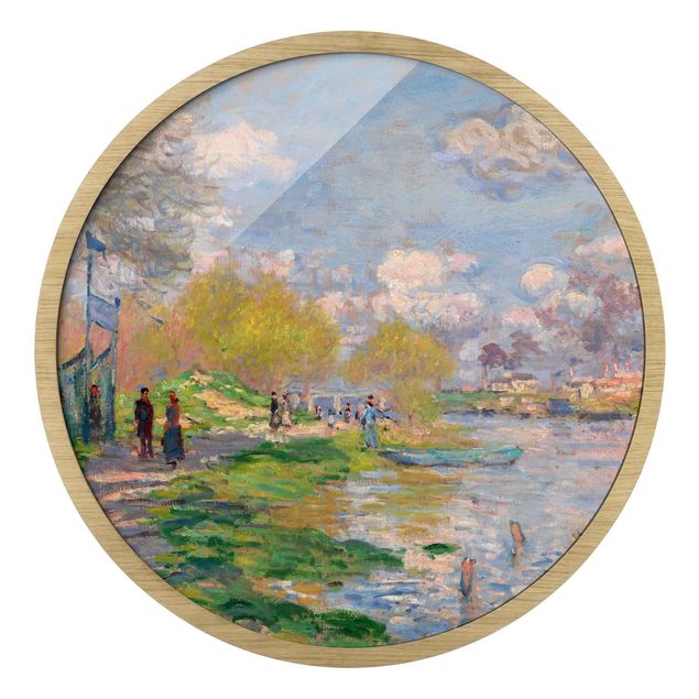 Billeder kunsttryk Claude Monet - River Seine