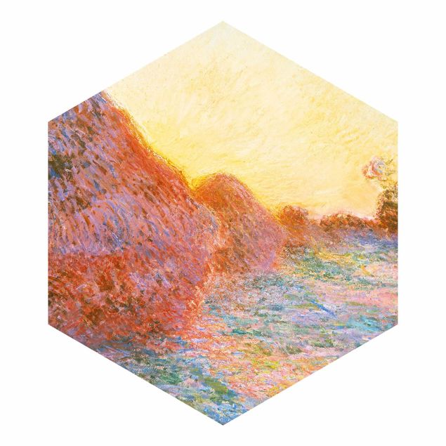 Fototapet landskaber Claude Monet - Straw Barn