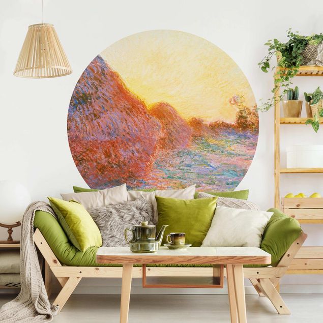 køkken dekorationer Claude Monet - Haystack In Sunlight