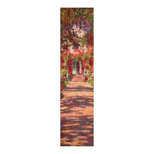 Kunst stilarter impressionisme Claude Monet - Pathway In Monet's Garden At Giverny