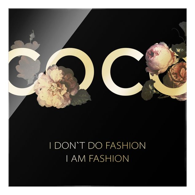 Billeder sort COCO - I dont´t do fashion Roses Black