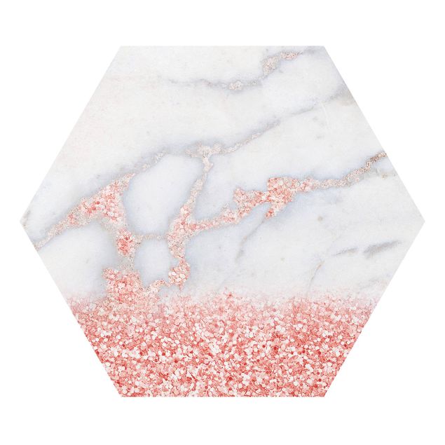 Forex Marble Optics With Pink Confetti