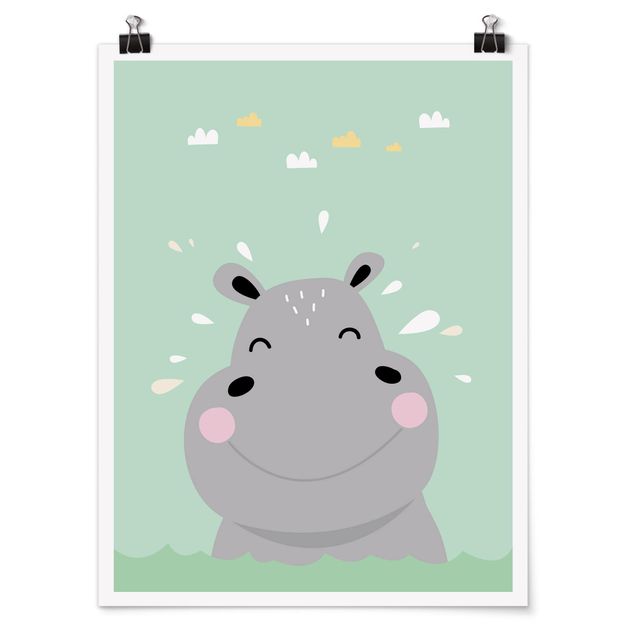 Billeder moderne The Happiest Hippo