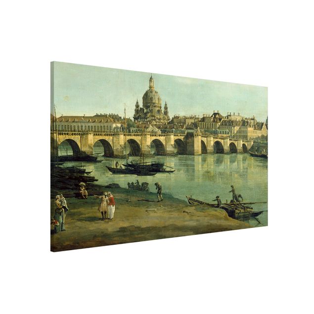 Kunst stilarter ekspressionisme Bernardo Bellotto - View of Dresden from the Right Bank of the Elbe with Augustus Bridge