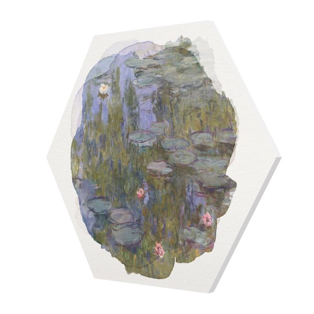 Billeder blomster WaterColours - Claude Monet - Water Lilies (Nympheas)